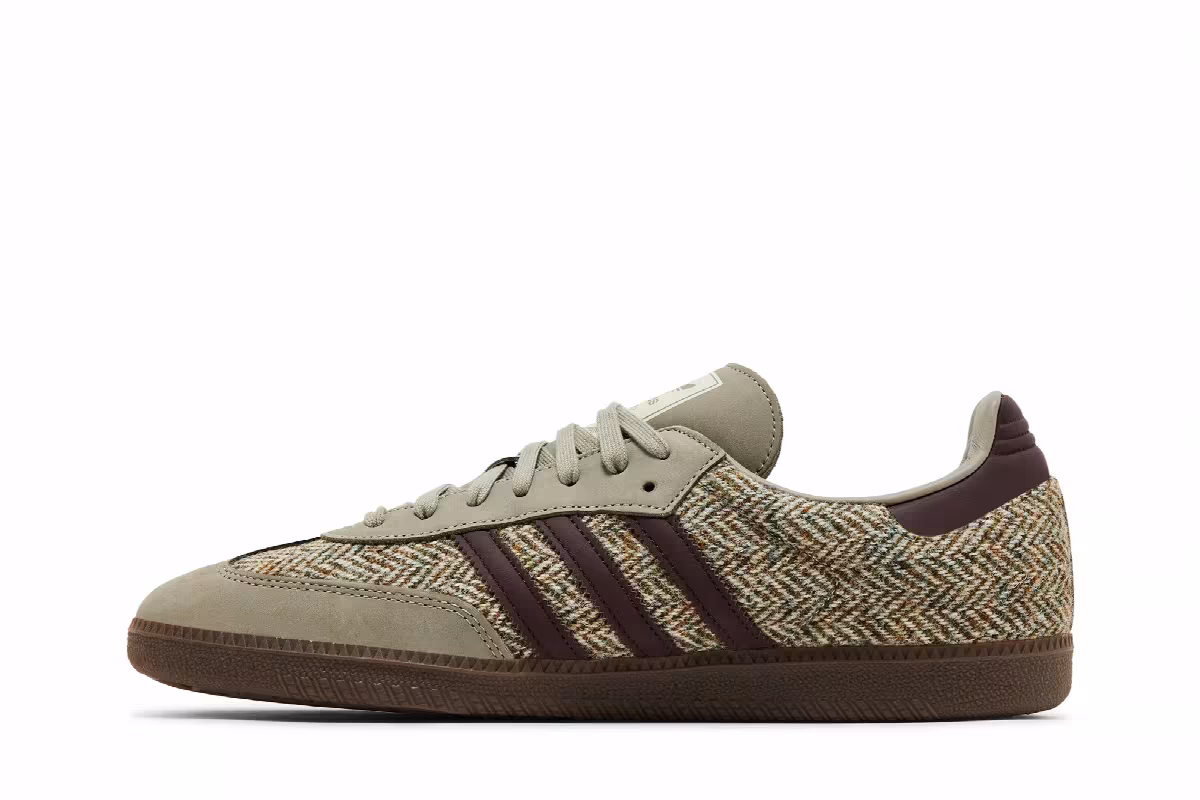 adidas Samba OG Tweed Pack - Wonder Beige, view 4