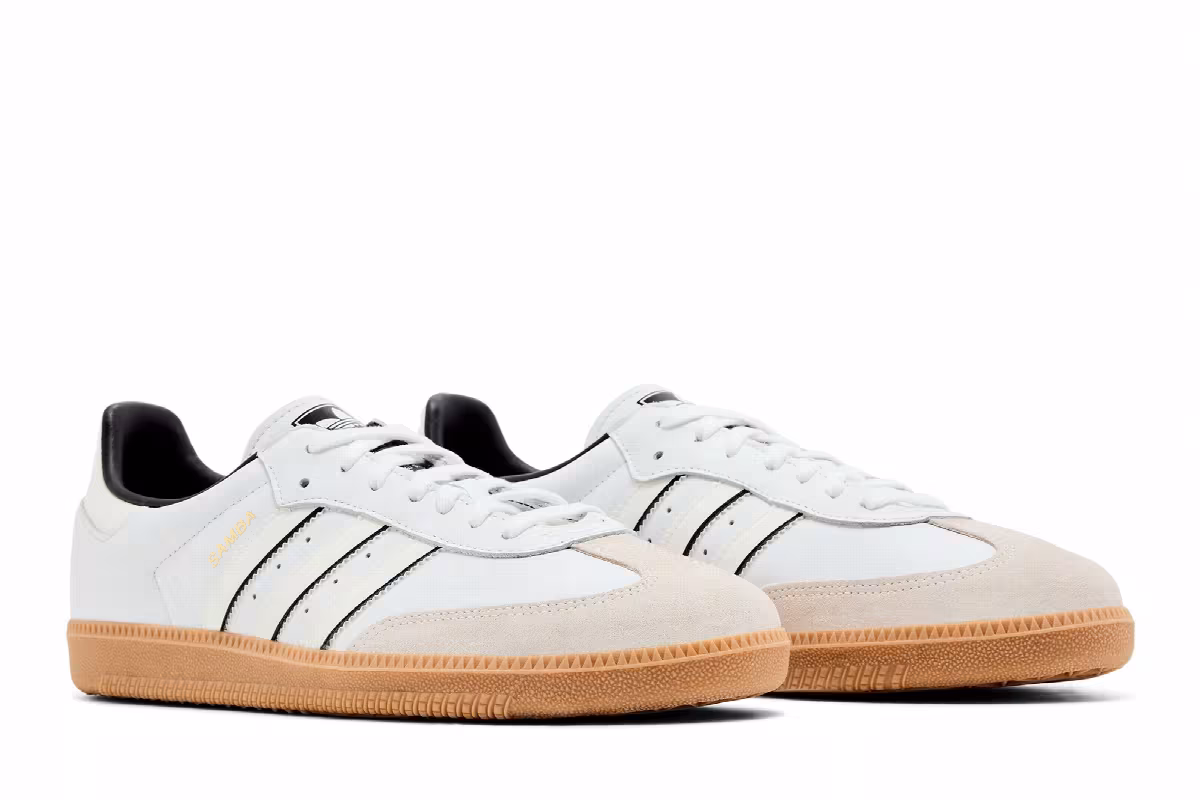 adidas Samba OG Two Tone Stripes - Black, view 9