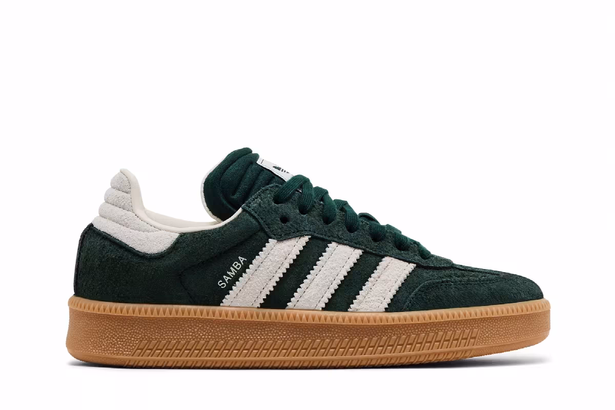 adidas Samba XLG Shadow Green Chalk White, view 2
