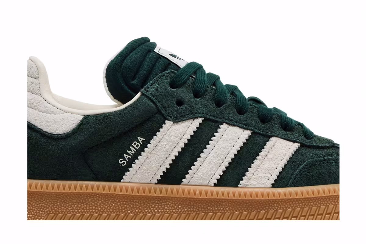 adidas Samba XLG Shadow Green Chalk White, view 3