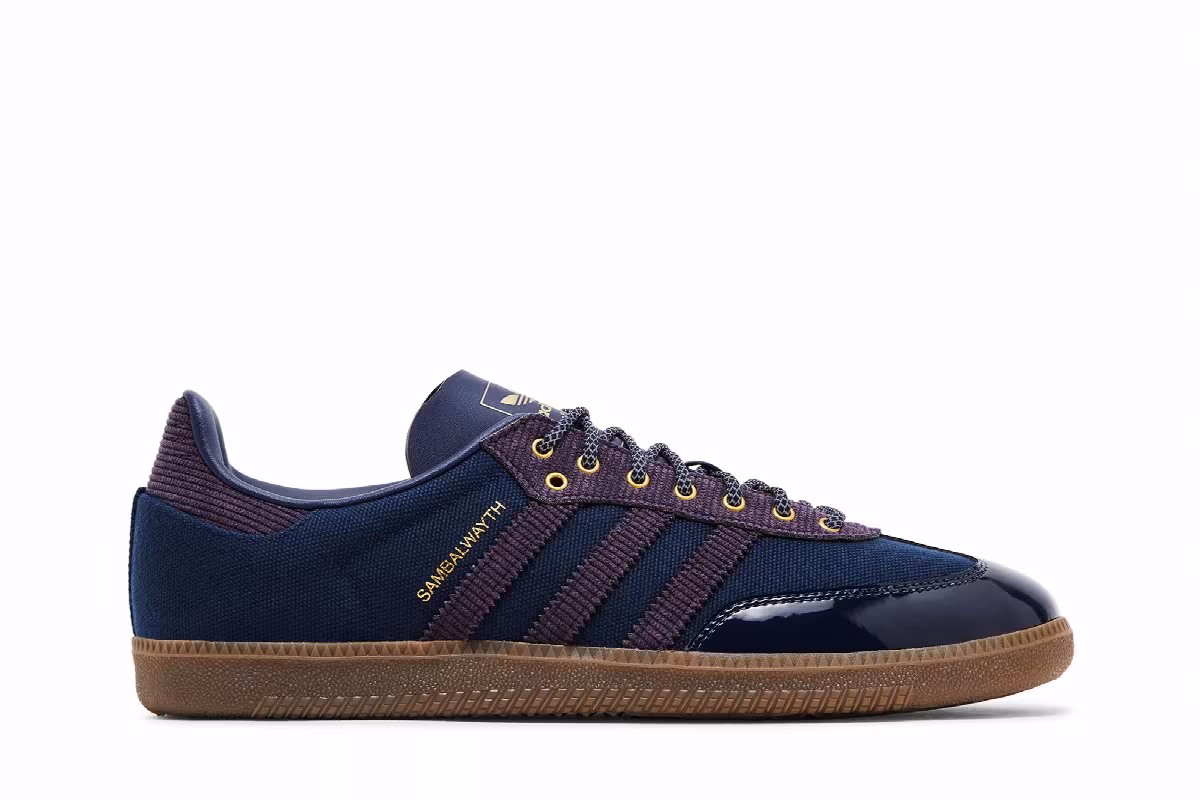 ALWAYTH x adidas Samba Collegiate Navy, view 2