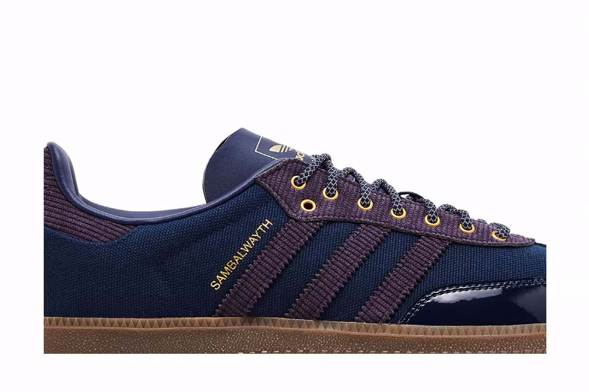 ALWAYTH x adidas Samba Collegiate Navy, view 3