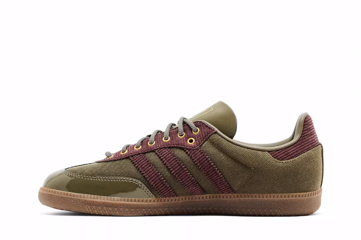 ALWAYTH x adidas Samba Olive Strata, view 4