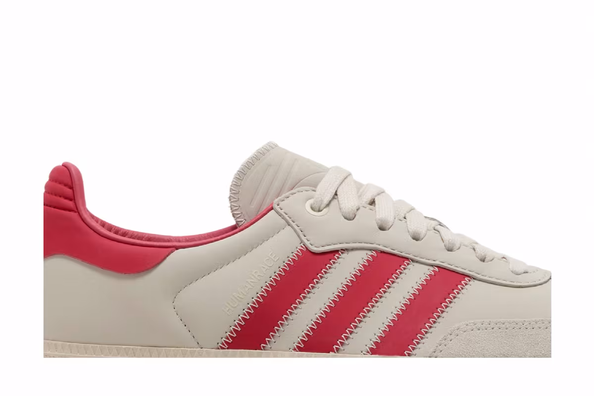 Pharrell x adidas Samba Human Race Aluminium Glory Red, view 3