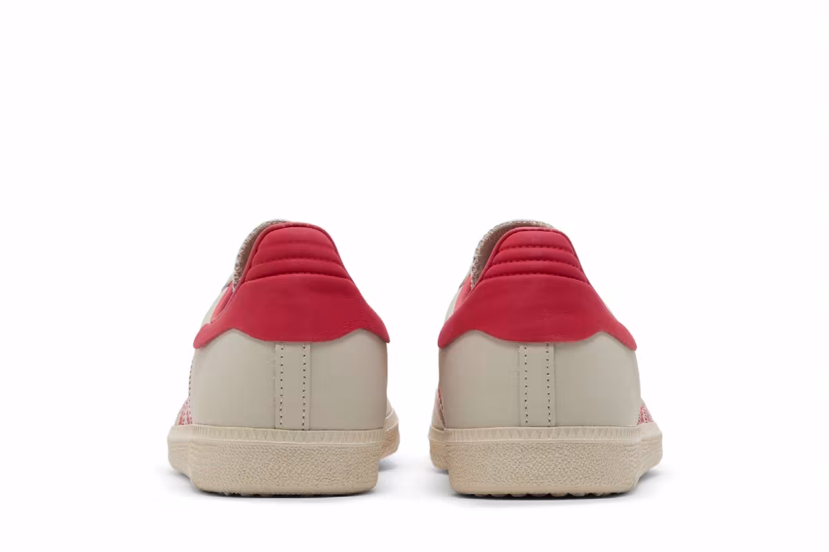 Pharrell x adidas Samba Human Race Aluminium Glory Red, view 7