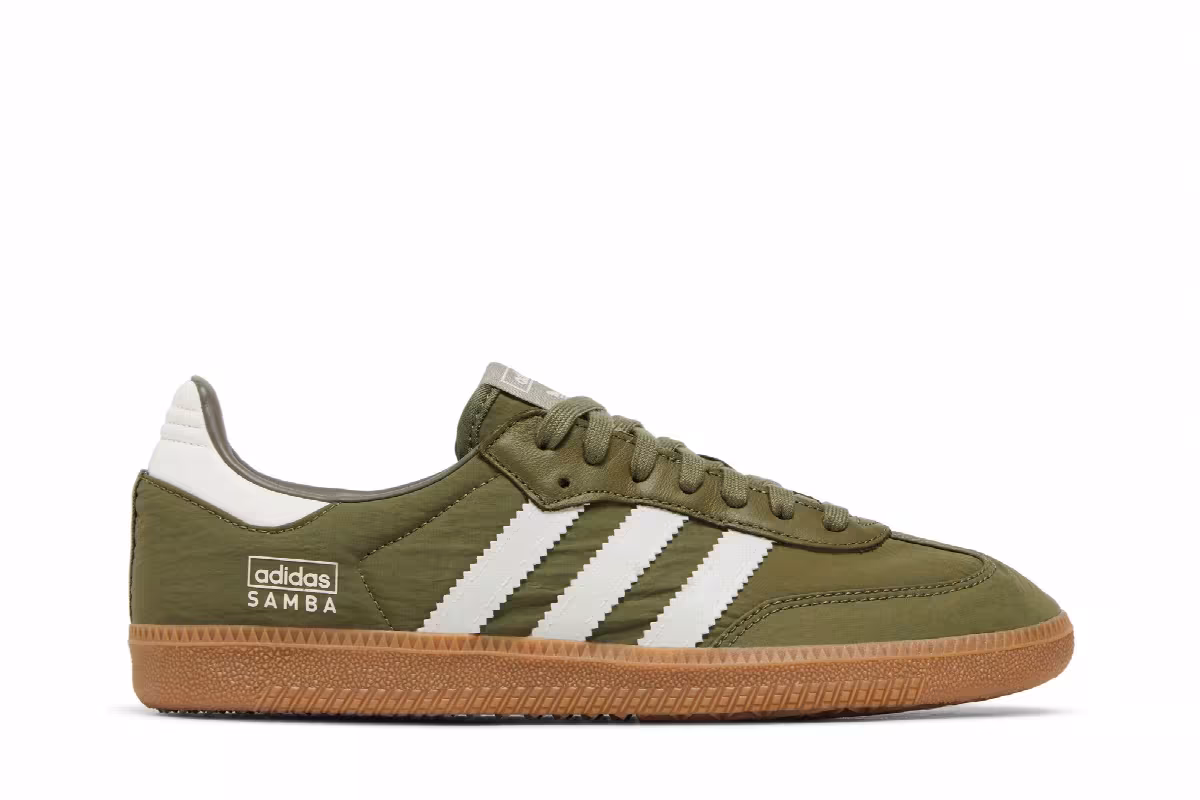 adidas Samba OG Reflective Nylon Pack - Focus Olive, view 2