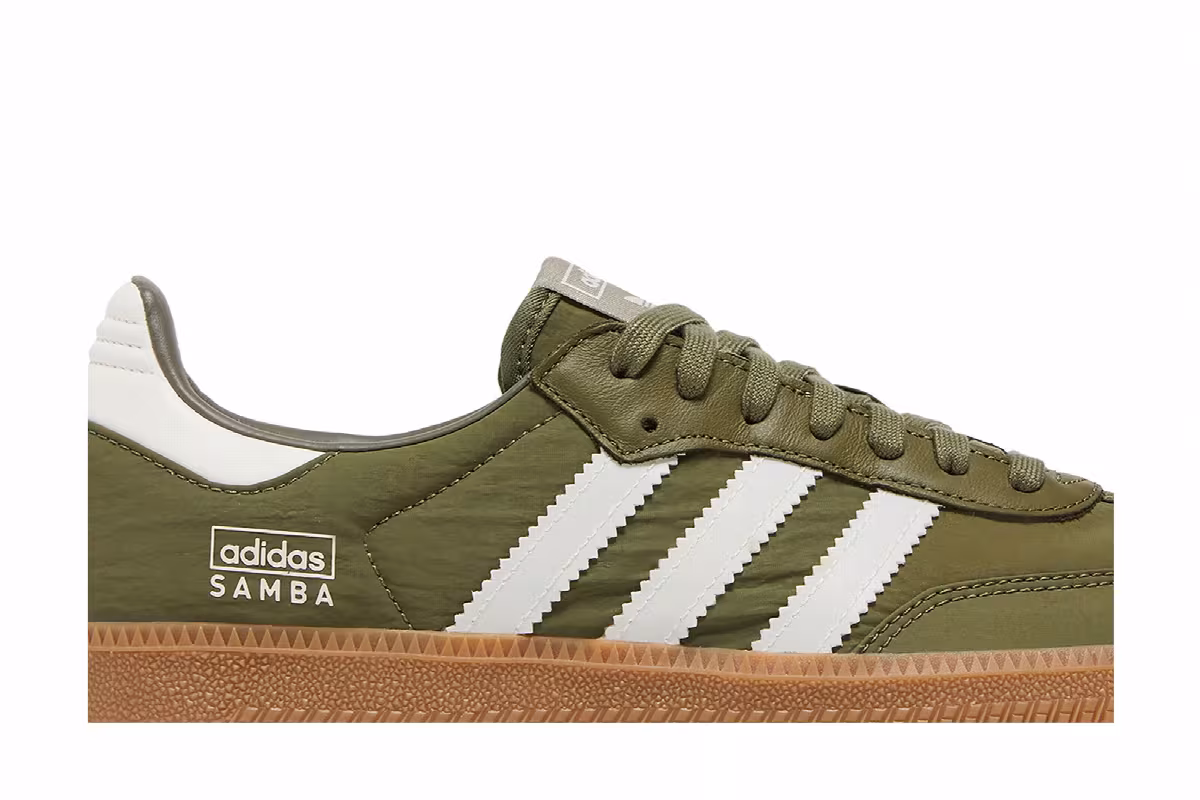 adidas Samba OG Reflective Nylon Pack - Focus Olive, view 3