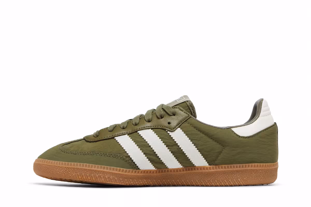 adidas Samba OG Reflective Nylon Pack - Focus Olive, view 4