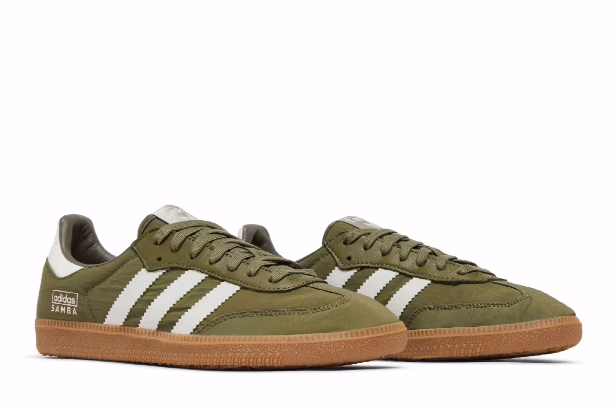 adidas Samba OG Reflective Nylon Pack - Focus Olive, view 9