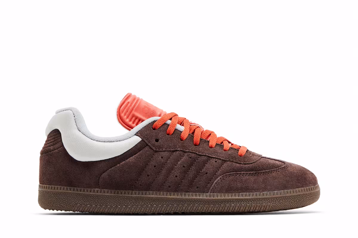 Dingyun Zhang x adidas Samba Brown Oxide, view 2