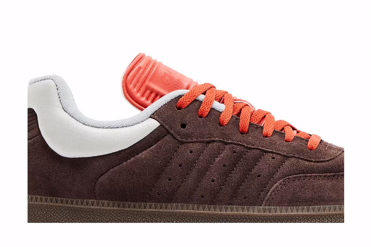 Dingyun Zhang x adidas Samba Brown Oxide, view 3