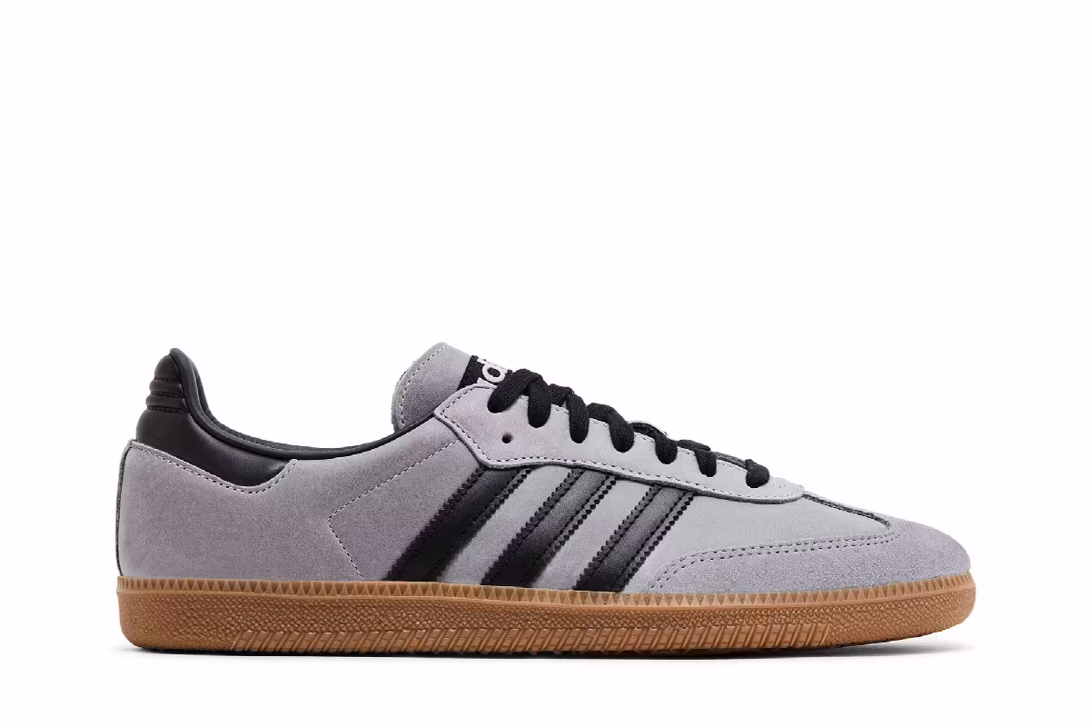 adidas Samba OG Halo Silver Brown Desert, view 2