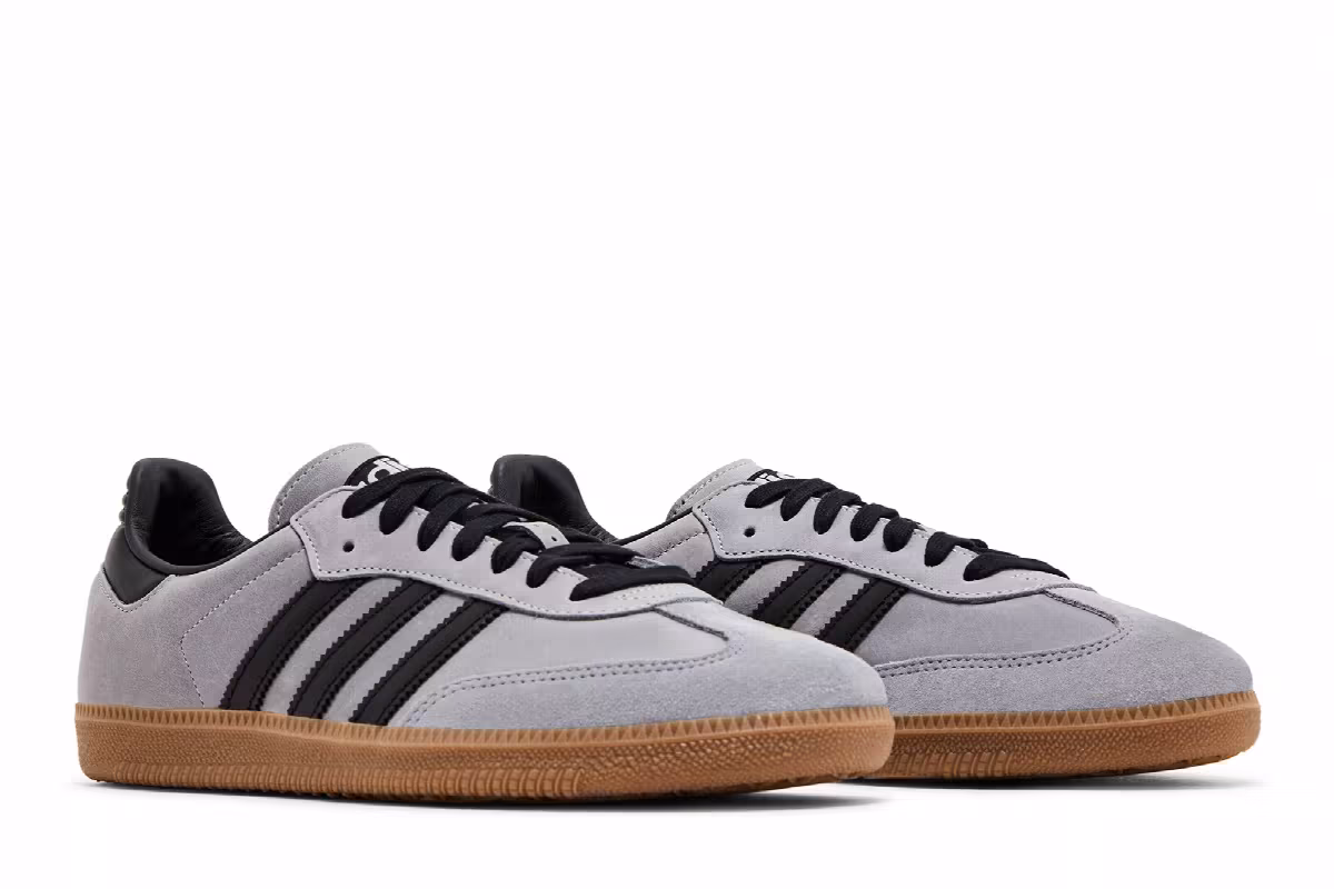adidas Samba OG Halo Silver Brown Desert, view 9