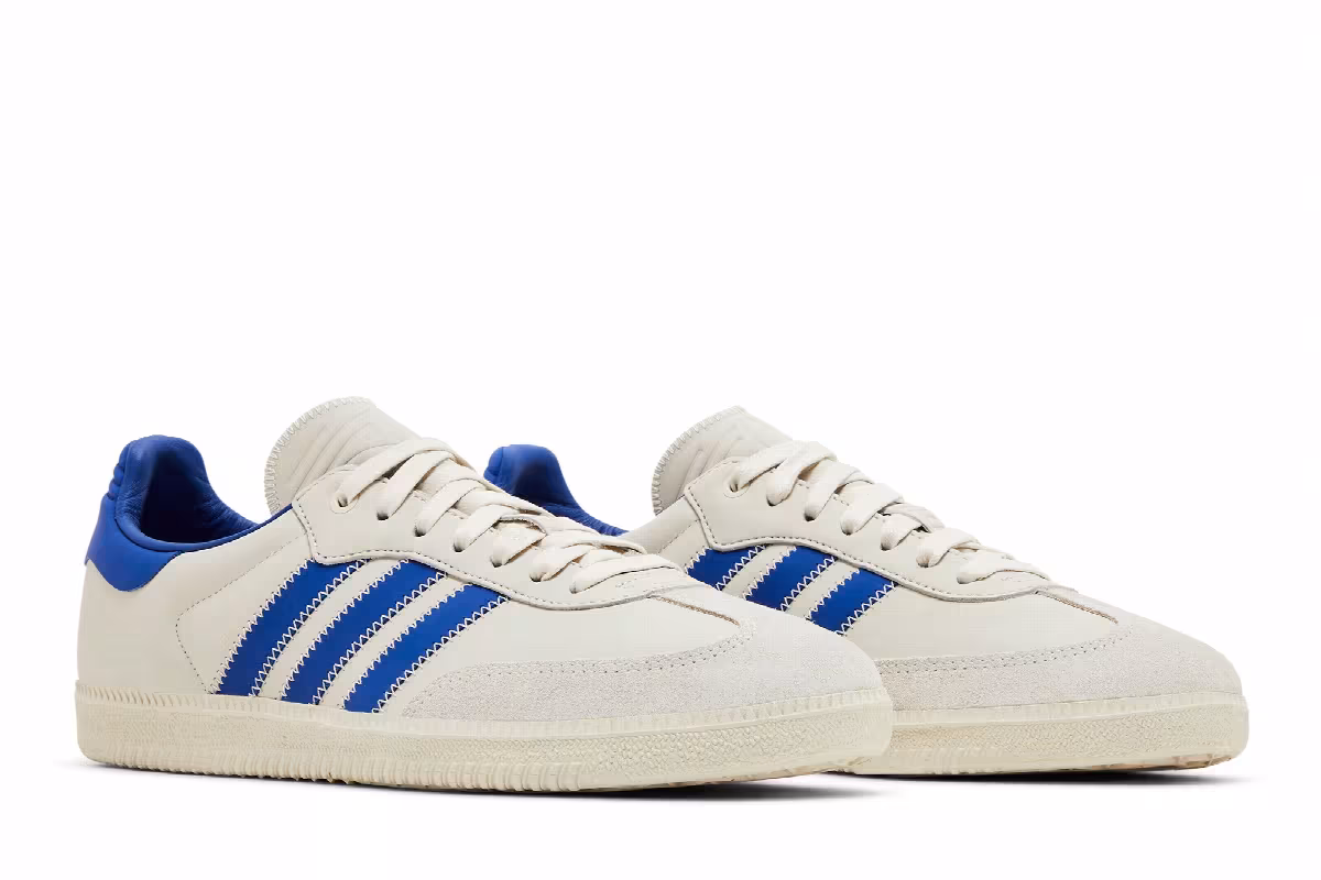 Pharrell x adidas Samba Human Race Aluminium Blue, view 9