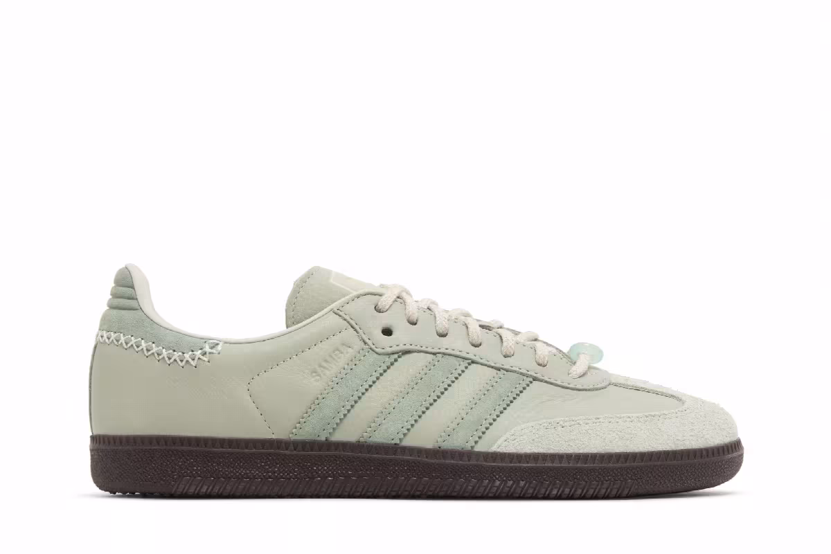 Maha x adidas Samba OG Jade, view 2