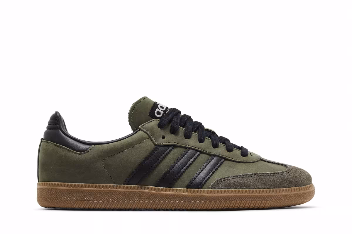 adidas Samba OG Base Green Black, view 2