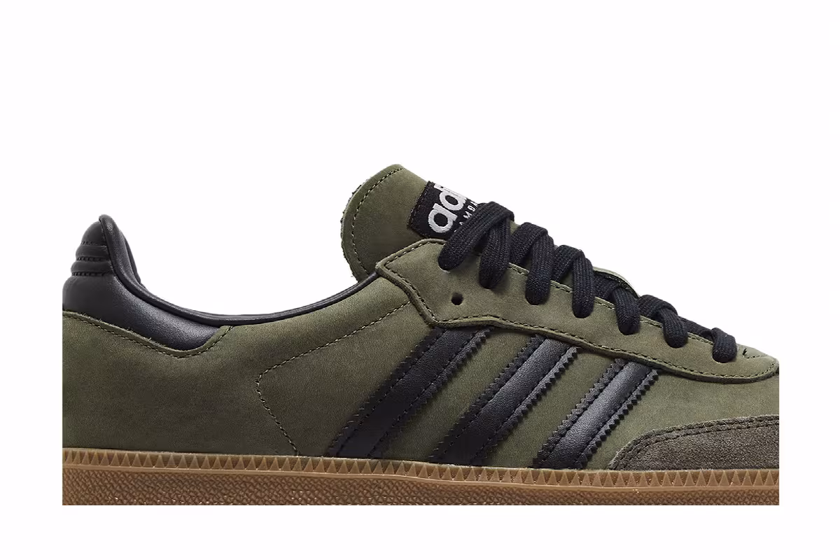 adidas Samba OG Base Green Black, view 3