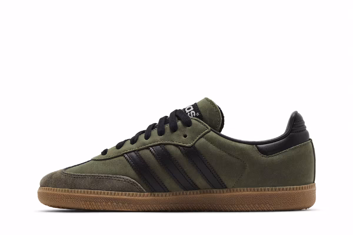 adidas Samba OG Base Green Black, view 4