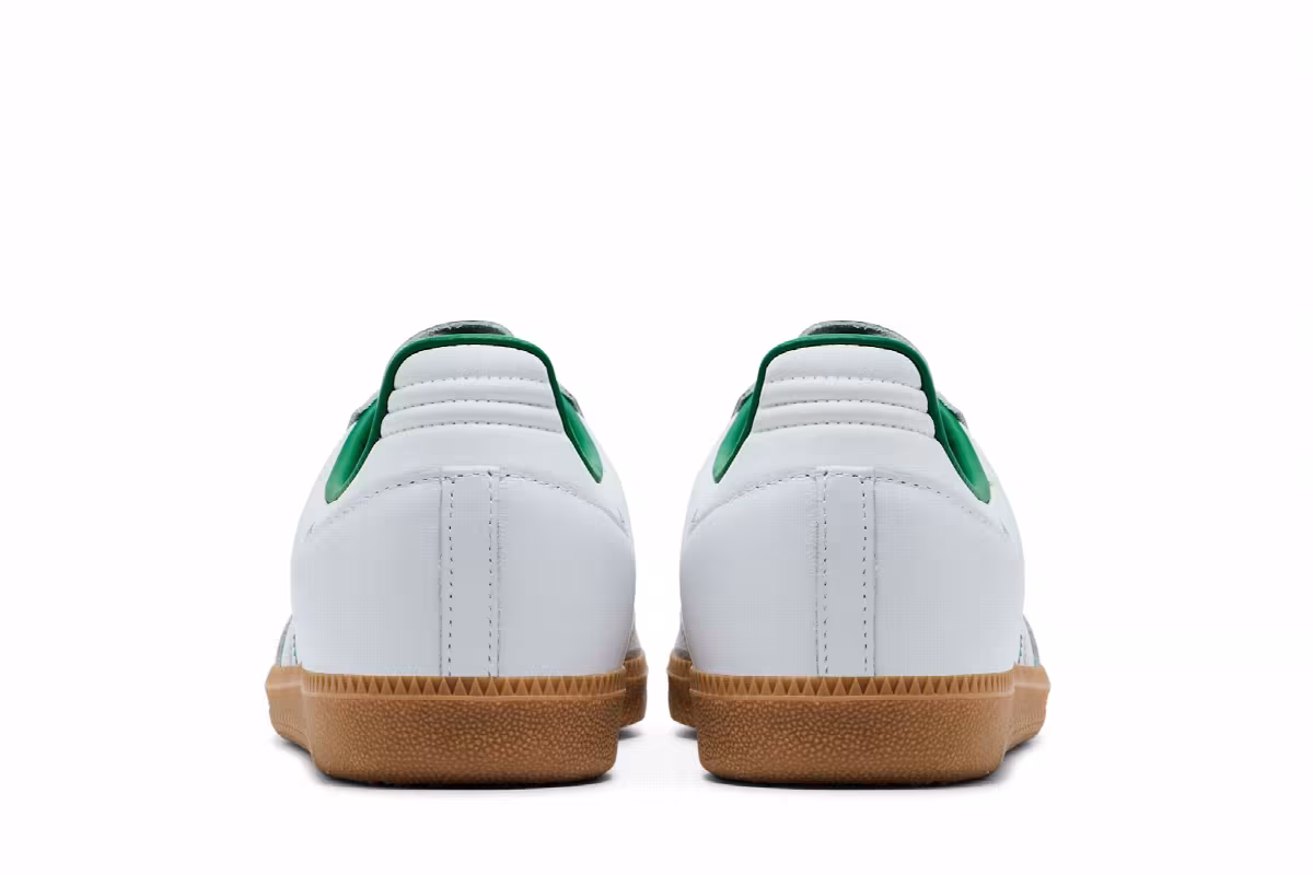 adidas Samba OG Cloud White Green, view 7