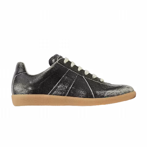 Maison Margiela Wmns Replica Sneaker 'Black White Distressed'