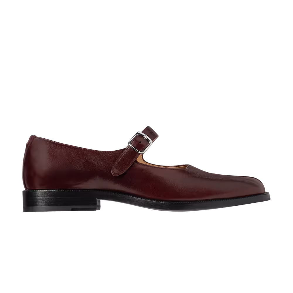 Maison Margiela Women's Tabi Mary-Jane Vineyard Wine