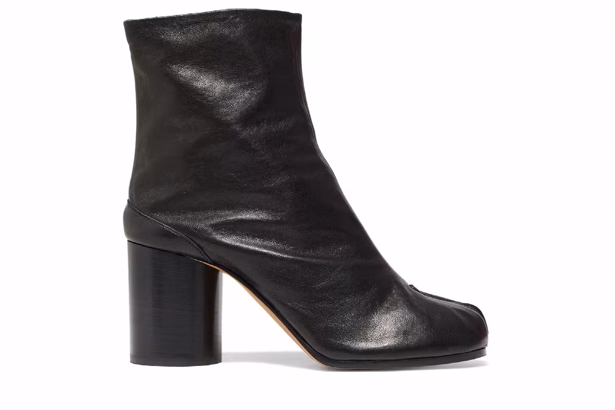 Maison Margiela Women's Tabi Ankle Boot Black, view 2