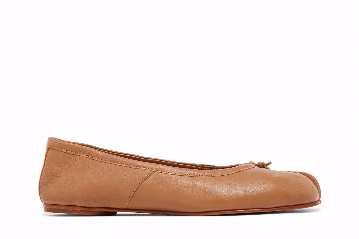 Maison Margiela Women's Tabi Ballerina Nude, view 2