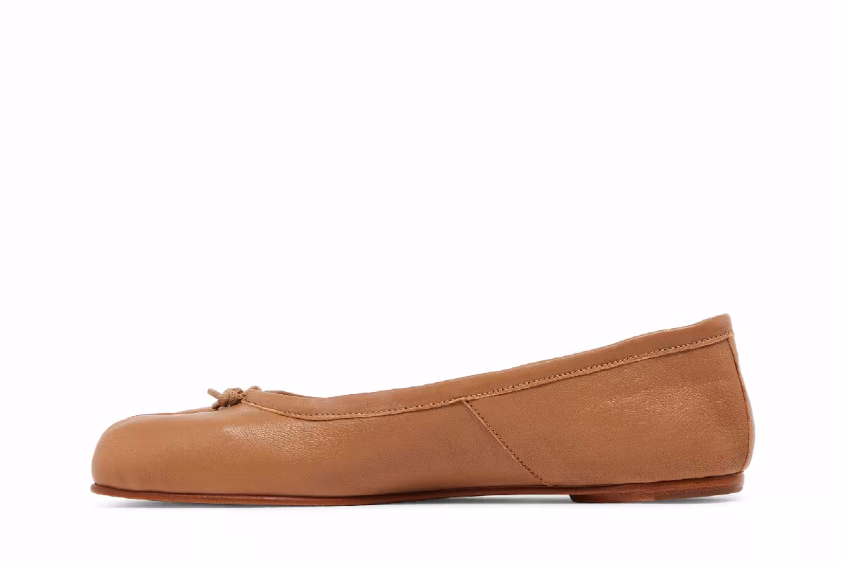 Maison Margiela Women's Tabi Ballerina Nude, view 4