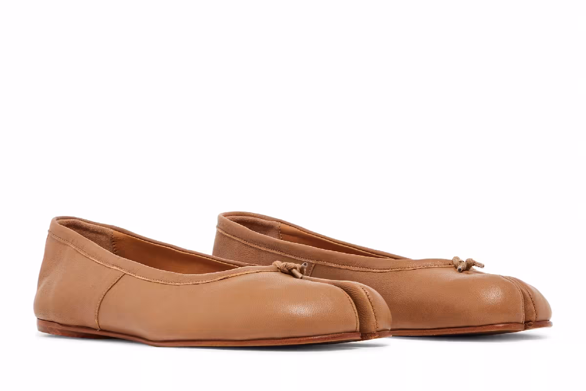 Maison Margiela Women's Tabi Ballerina Nude, view 9