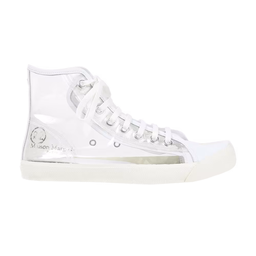 Maison Margiela Women's Tabi High White Transparent