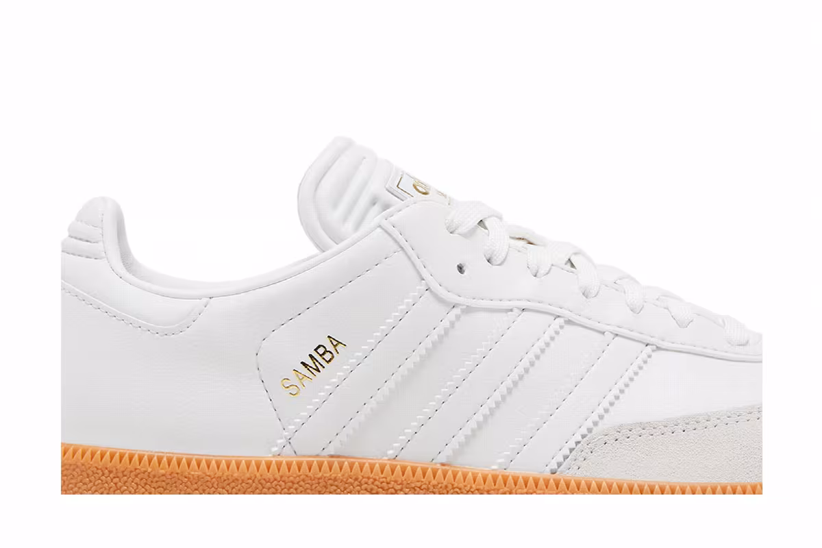 adidas Samba Spikeless Golf Crystal White Gum, view 3