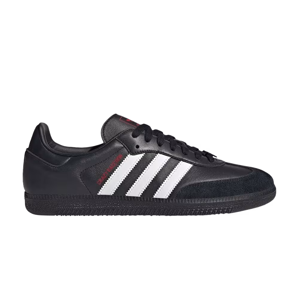 atmos x Crazy Raccoon x adidas Samba OG Black Cloud White Red