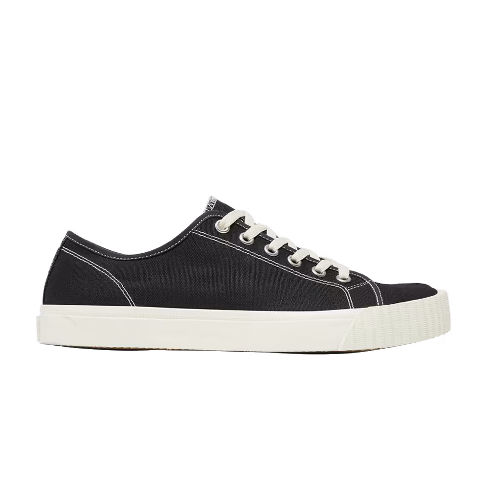 Maison Margiela Women's Tabi Canvas Low Bianchetto