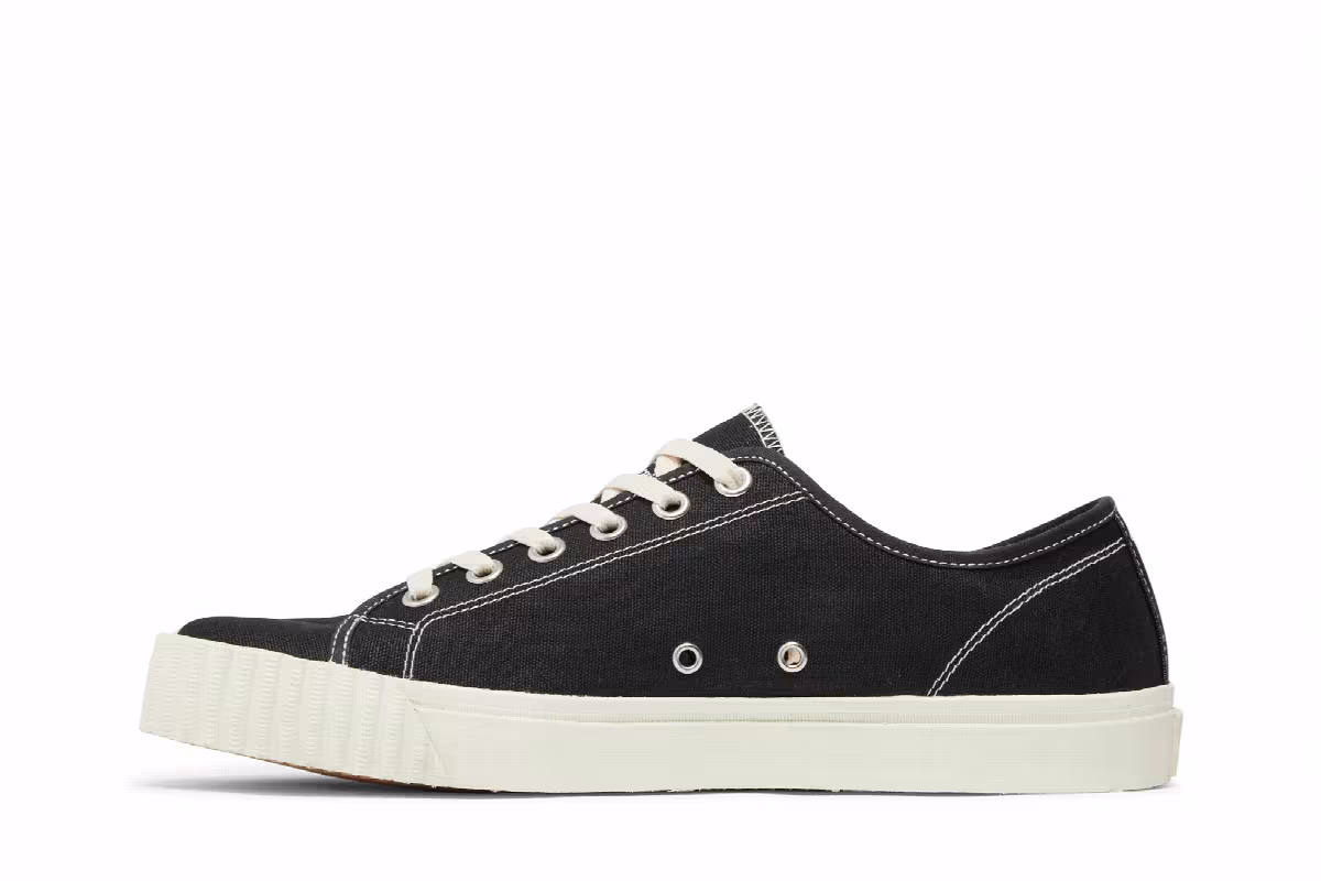 Maison Margiela Women's Tabi Canvas Low Bianchetto, view 4