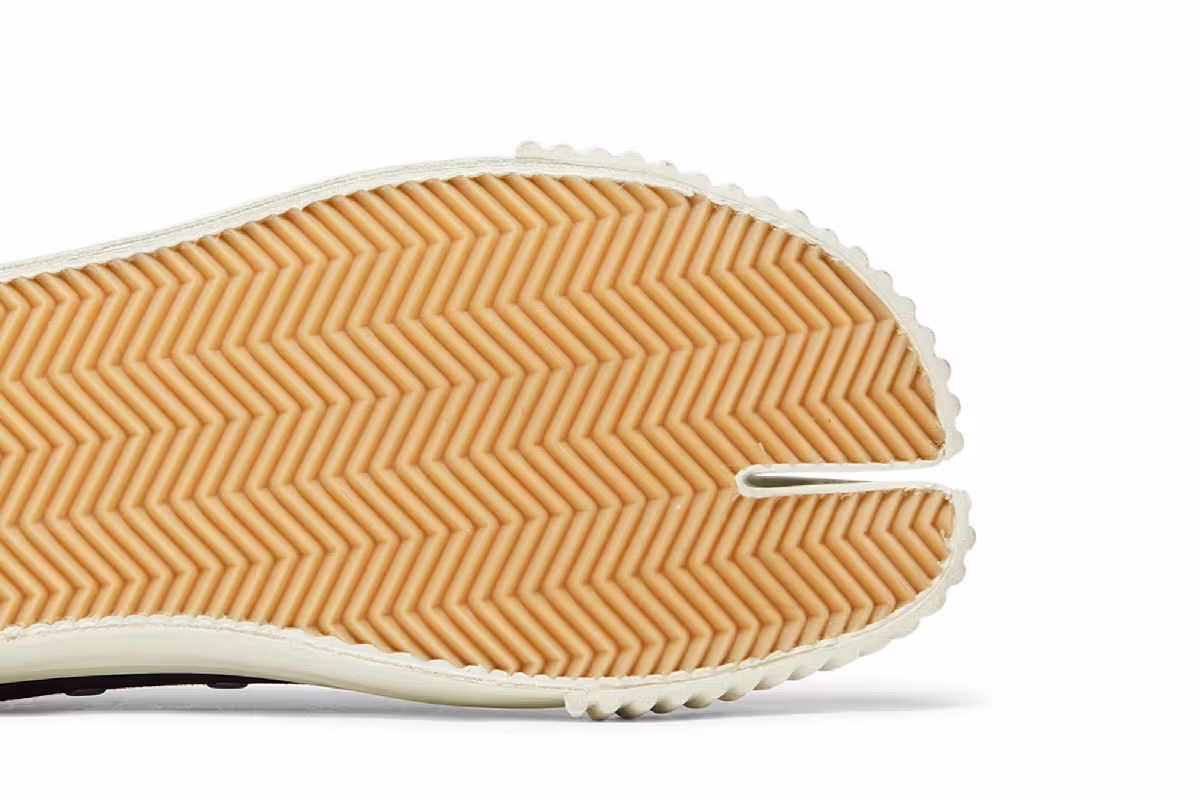 Maison Margiela Women's Tabi Canvas Low Bianchetto, view 6
