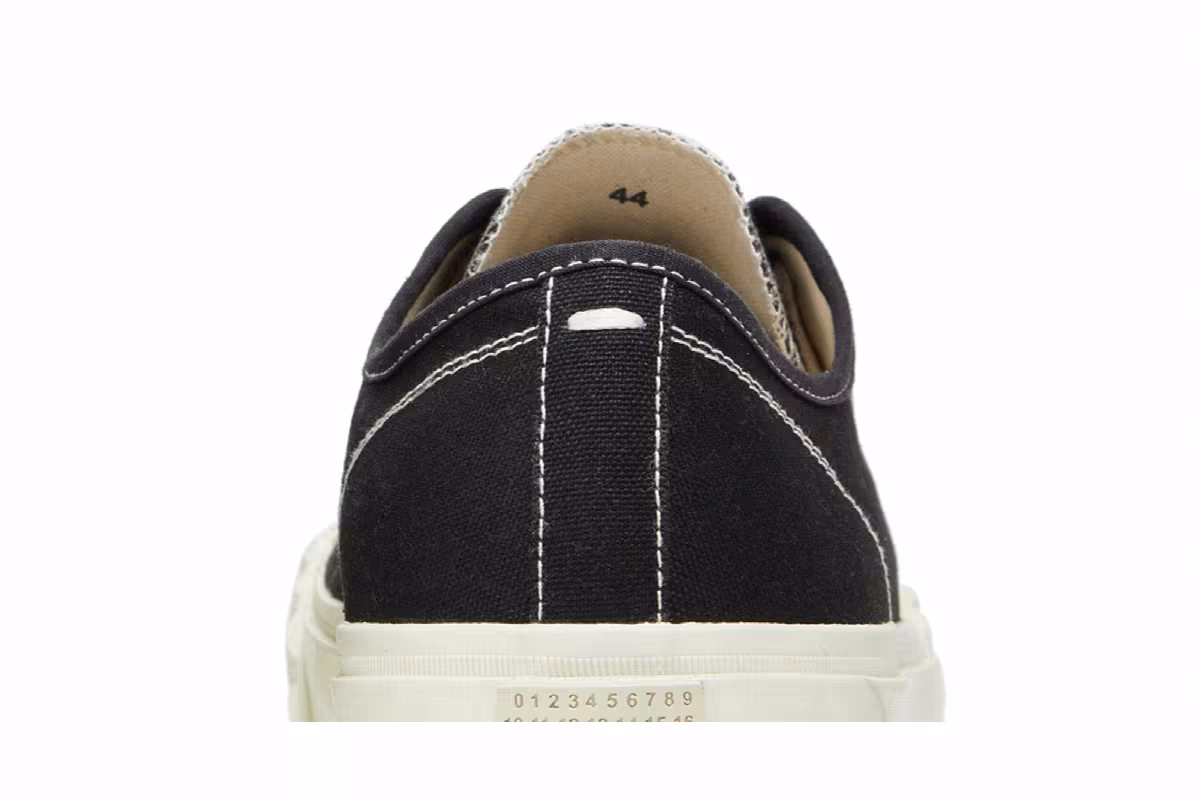 Maison Margiela Women's Tabi Canvas Low Bianchetto, view 8