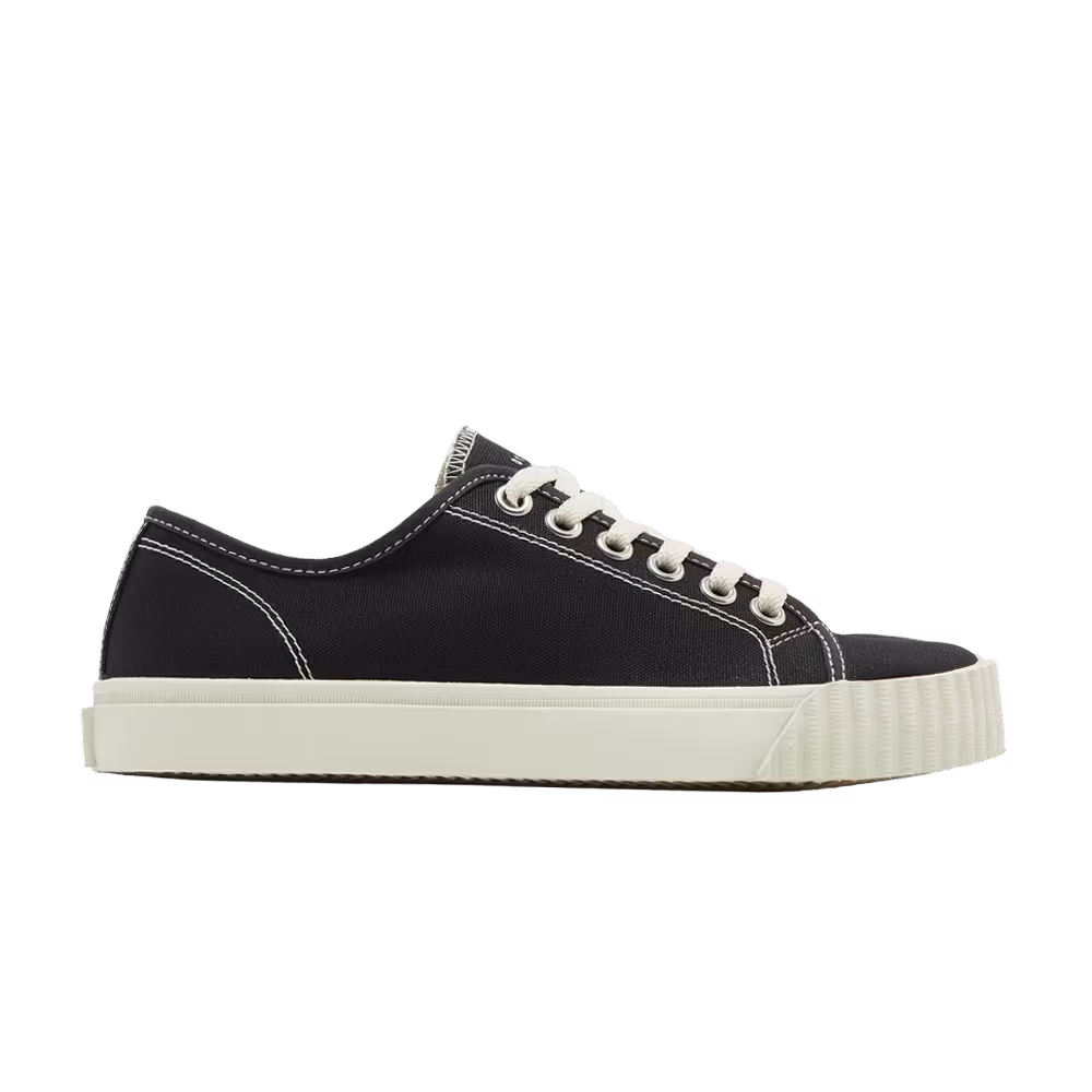 Maison Margiela Women's Tabi Low Black White