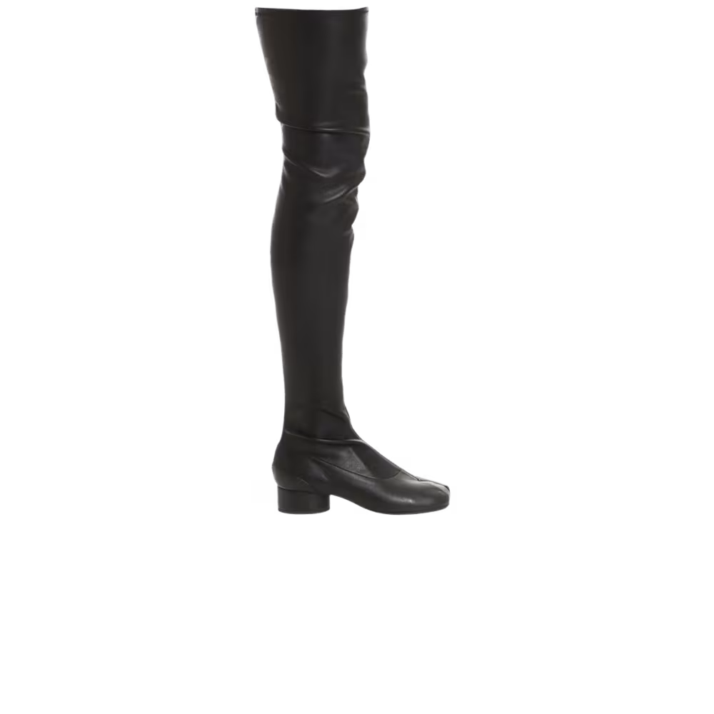 Maison Margiela Women's Tabi Over The Knee Boot Black