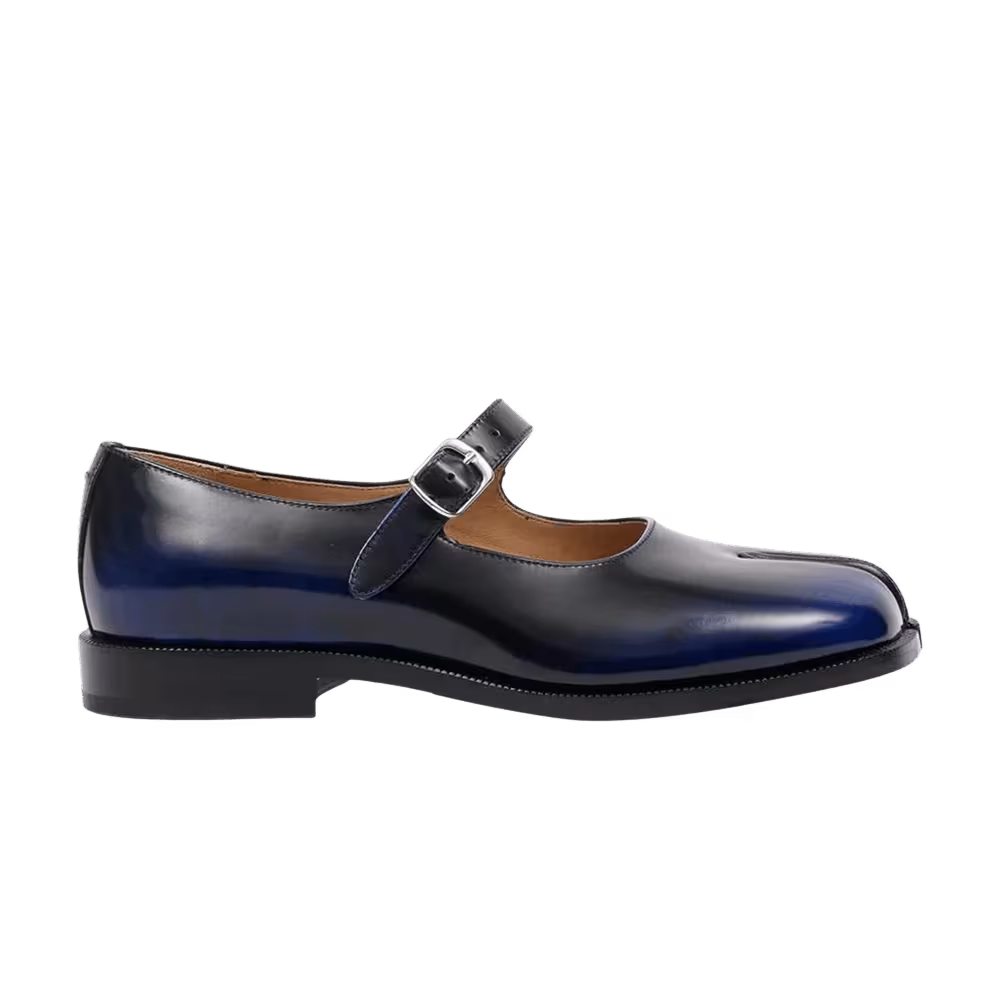 Maison Margiela Maison Margeila Women's Tabi Mary Jane Loafer Pop Blue Black