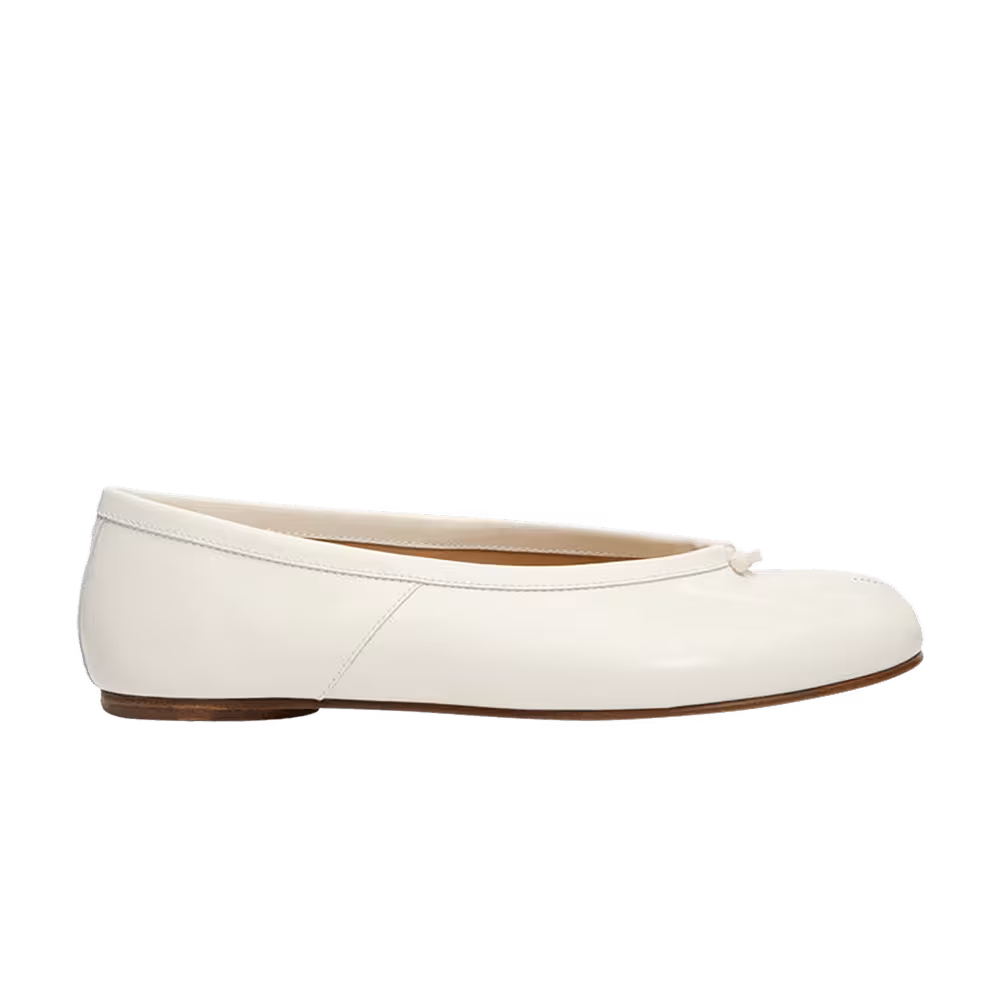 Women's Maison Margiela Tabi Ballerina New White