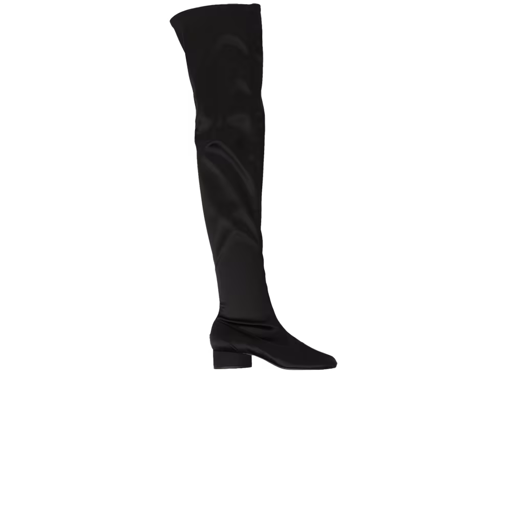 Maison Margiela Women's Tabi Knee High Boot Black