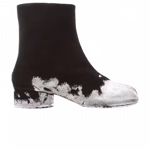 Maison Margiela Wmns Tabi Boot 'Painted - Black Silver'