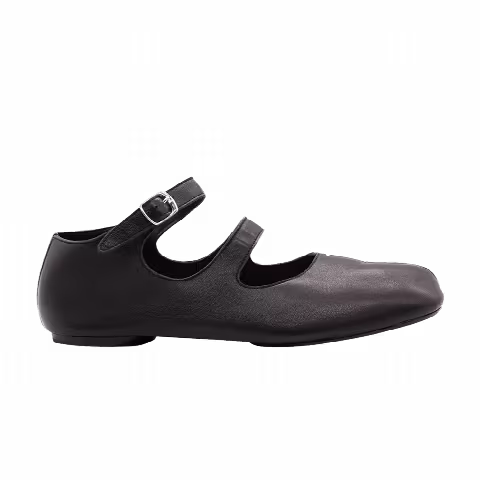 Maison Margiela Wmns Tabi Ballerina Double-Strap Flats 'Black'