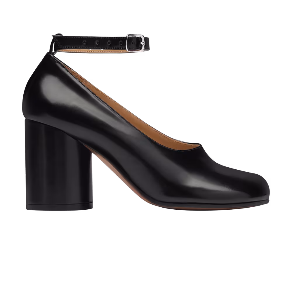Maison Margiela Women's Tabi Leather Heels Black