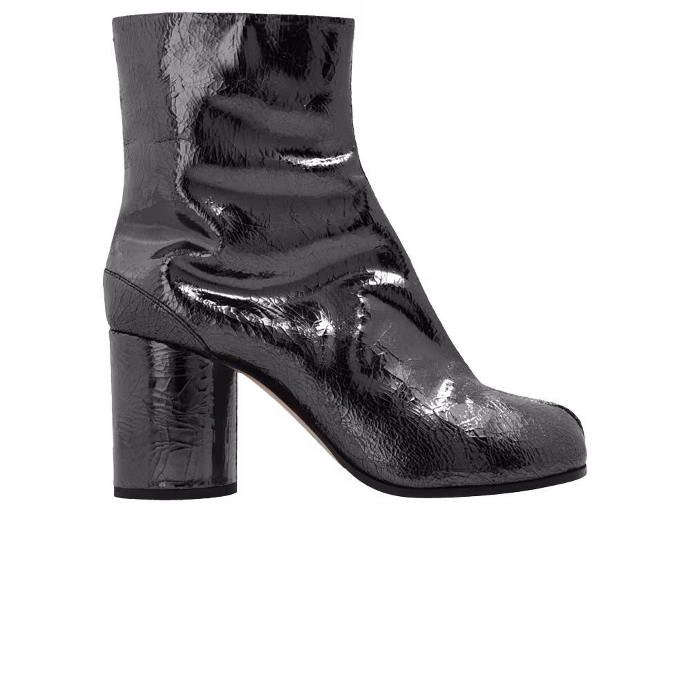 Maison Margiela Women's Tabi Ankle Boot Broken Mirror - Dark Grey