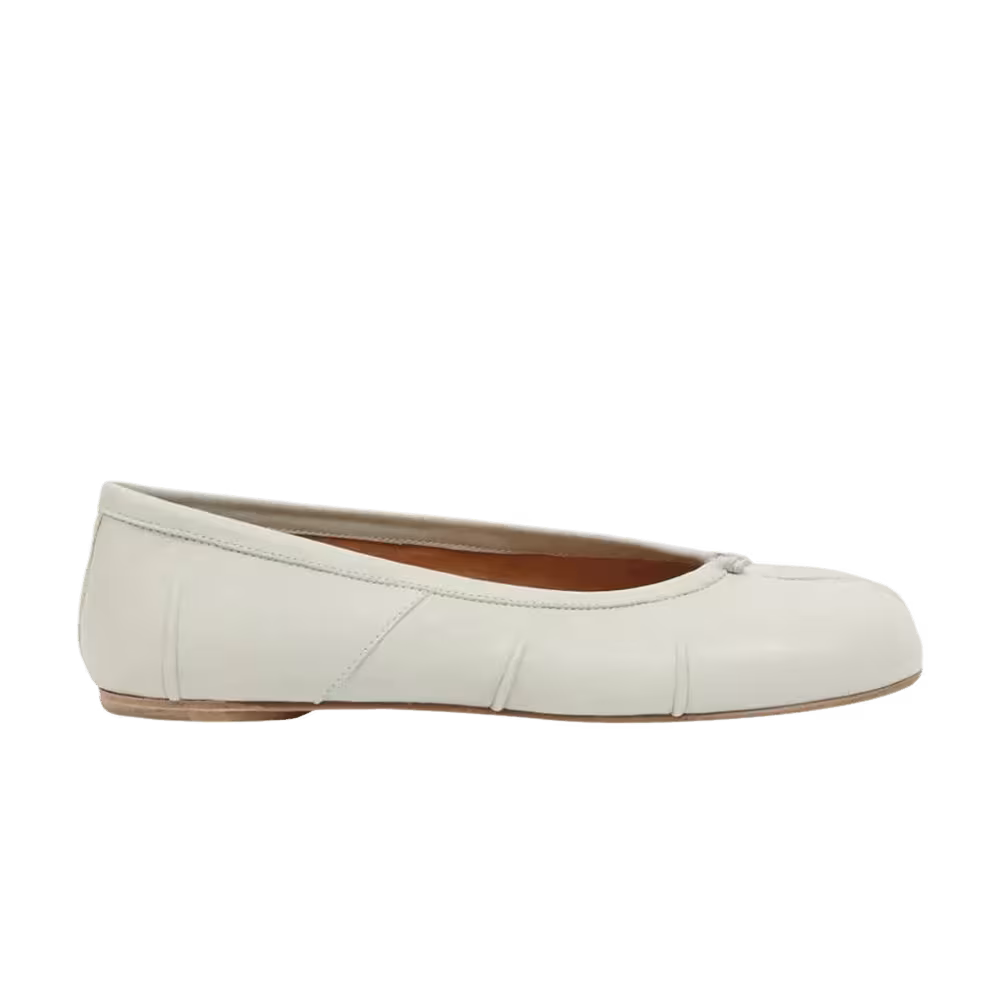 Maison Margiela Women's New Tabi Ballerina Alabaster