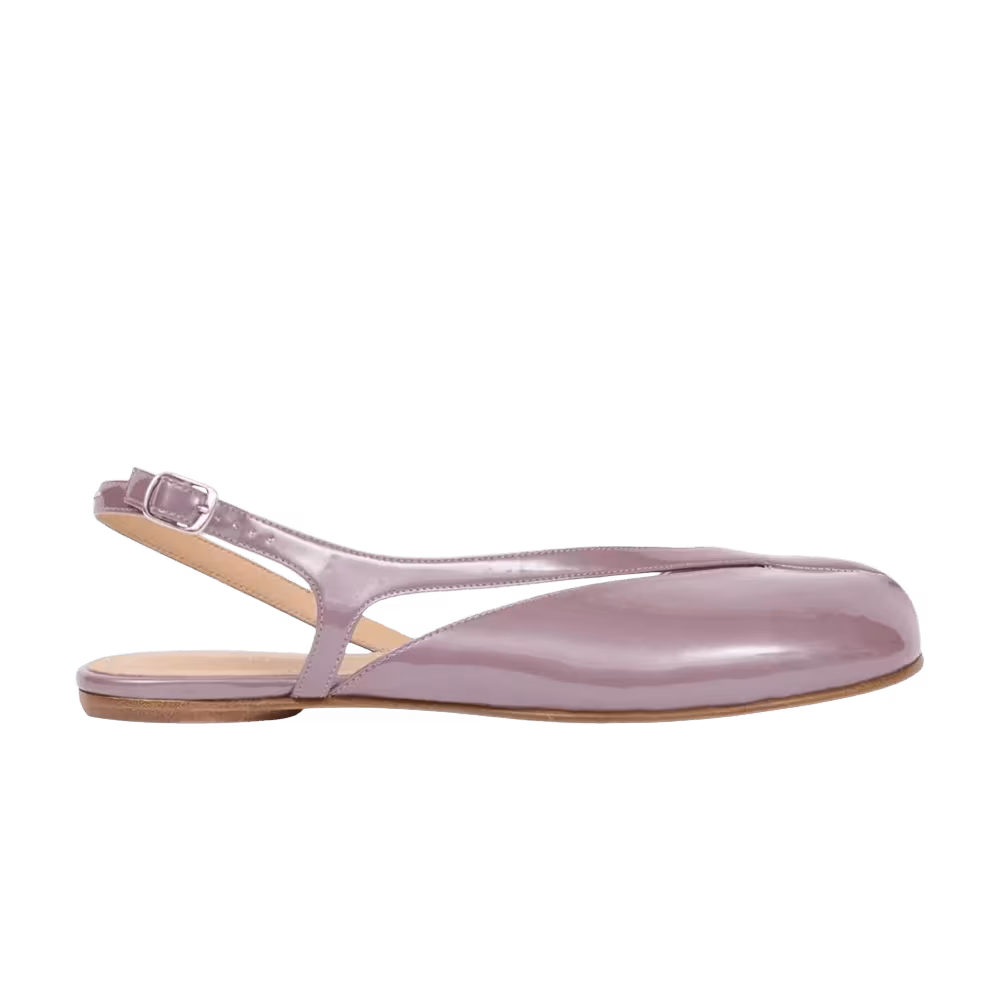 Maison Margiela Women's Tabi Flat Slingback Sandal Dusty Pink