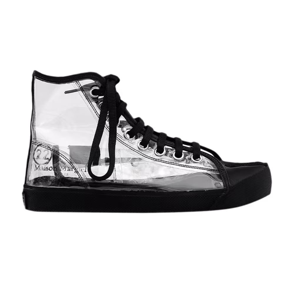 Maison Margiela Women's Tabi High Black Transparent