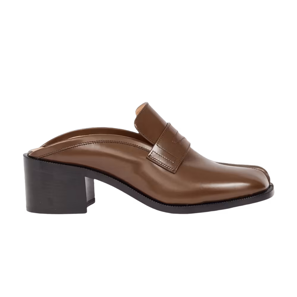 Maison Margiela Women's Tabi City Loafer Mule Wood