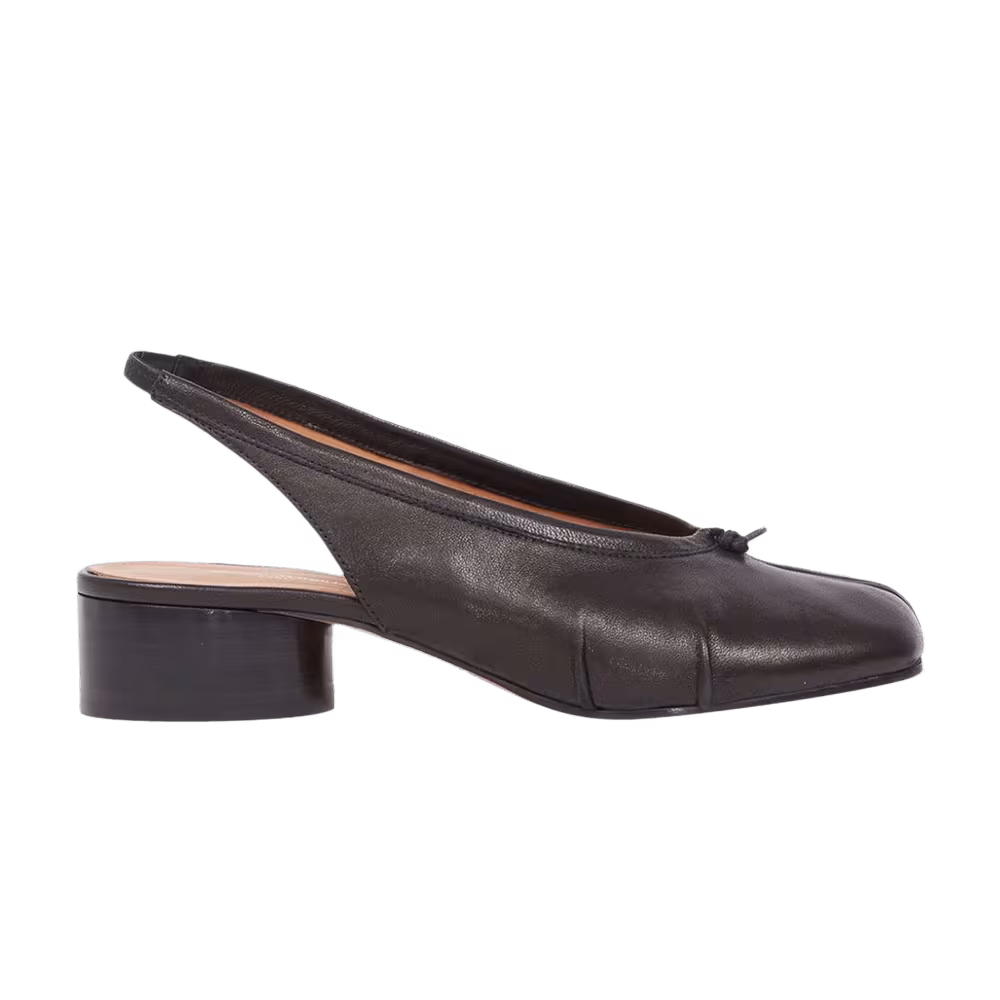 Maison Margiela Women's Tabi New Ballerina Slingback Black